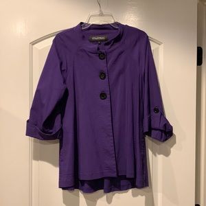 Large Cheryl Nash jacket with 3/4 sleeves